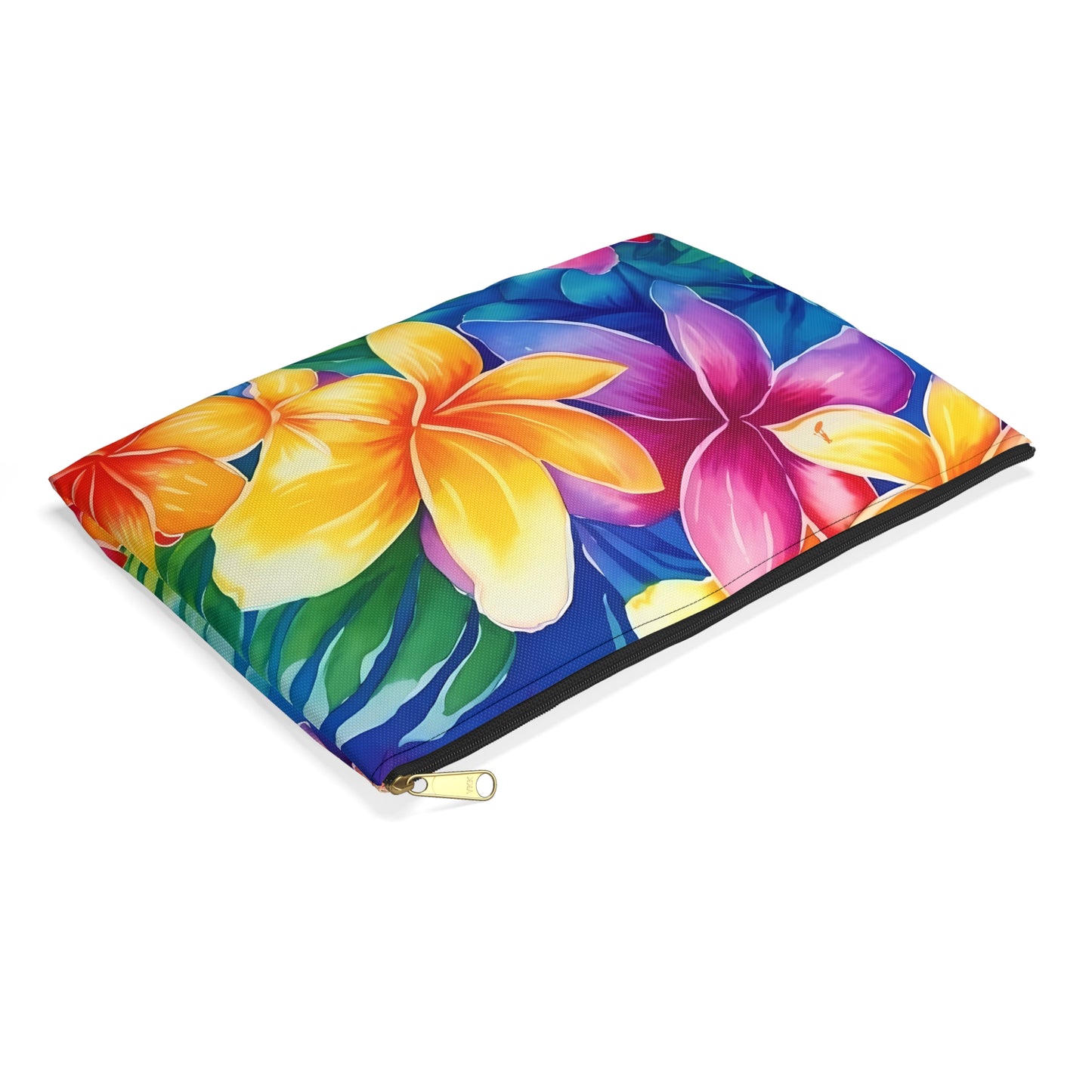 Bright Hibiscus Accessory Pouch