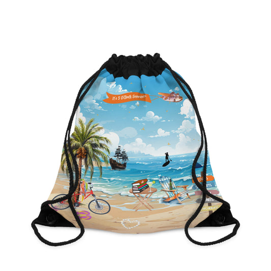 Living Your Life Like A Song Drawstring Bag