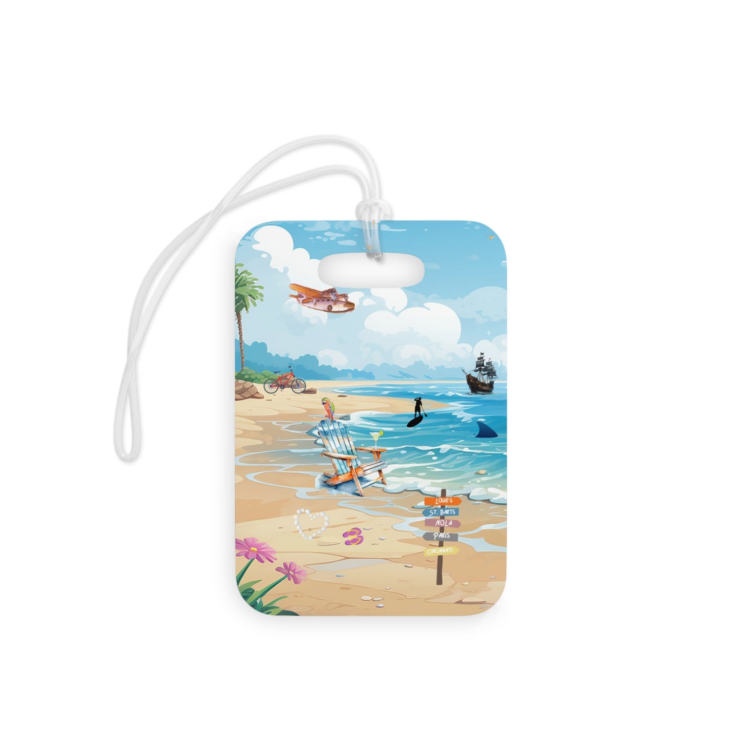 Live Your Life Like A Song Luggage Tags