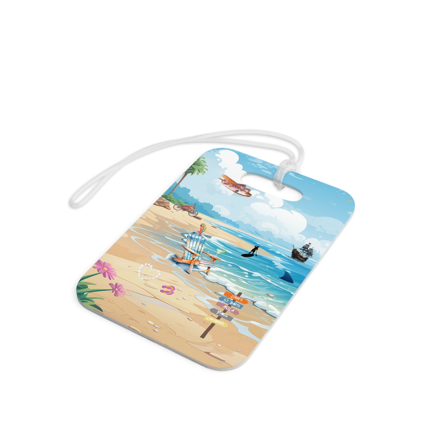 Live Your Life Like A Song Luggage Tags