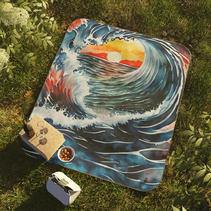 Wave Picnic Blanket