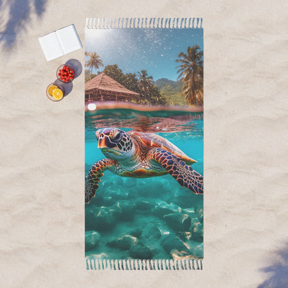 Sea Turtle Boho Beach Cloth