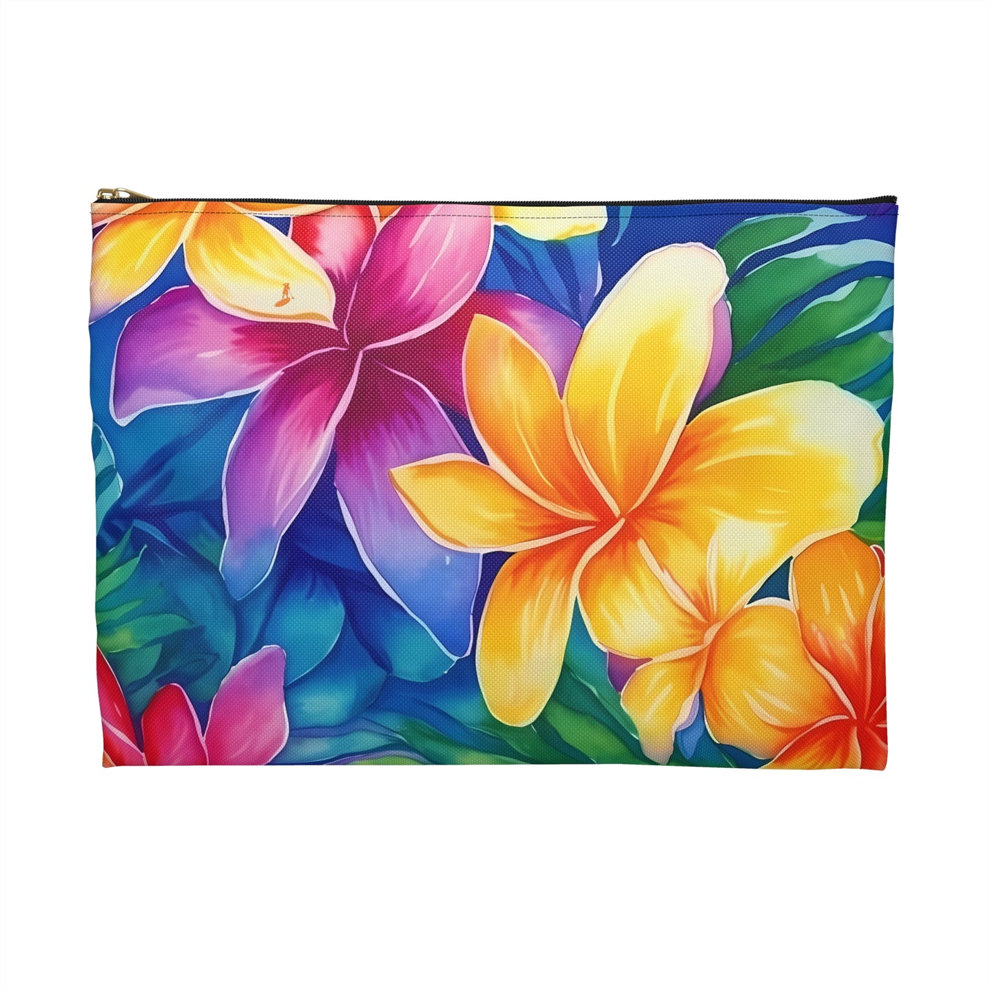 Bright Hibiscus Accessory Pouch