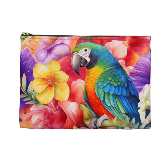 Bright Parrot Accessory Pouch