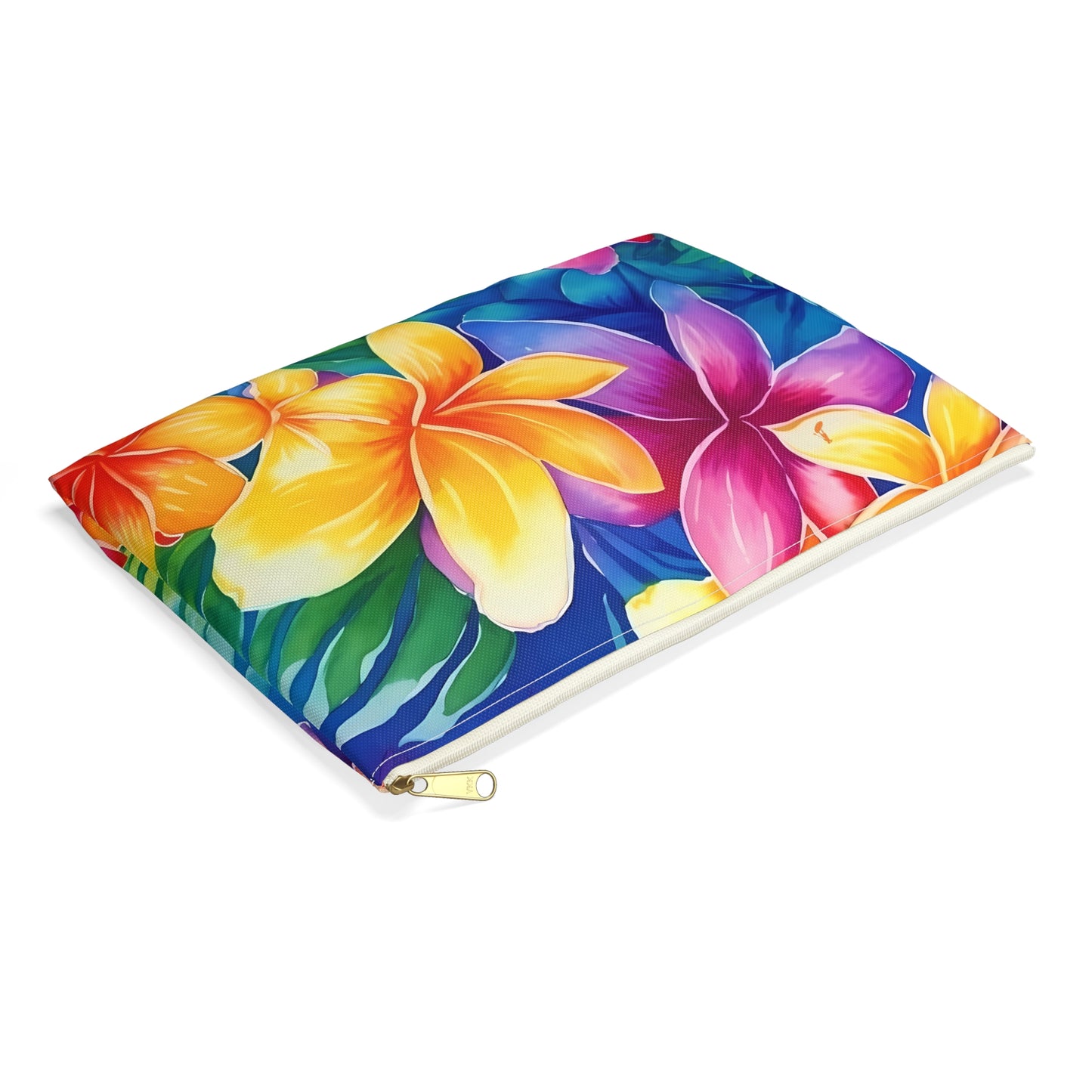 Bright Hibiscus Accessory Pouch