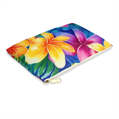 Bright Hibiscus Accessory Pouch