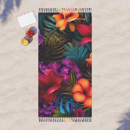 Tropical Print Boho Beach Cloth