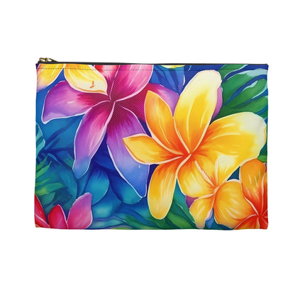 Bright Hibiscus Accessory Pouch