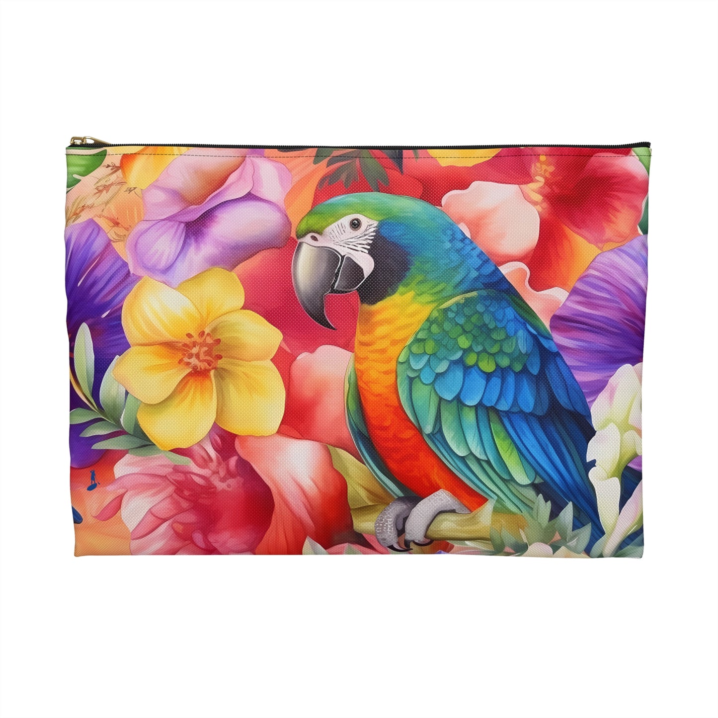 Bright Parrot Accessory Pouch