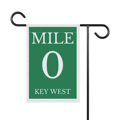 Mile Marker 0 Garden Flag