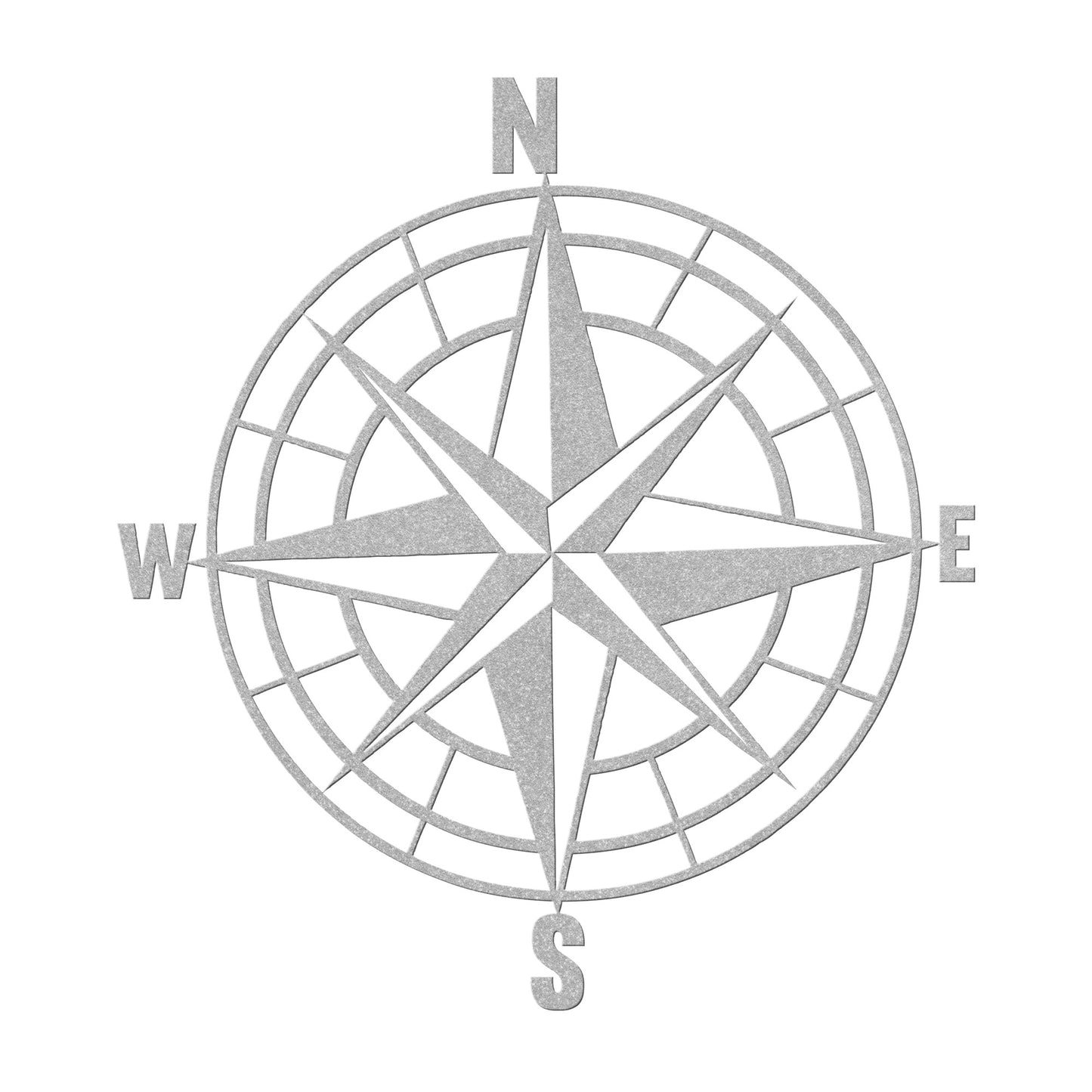 Compass Rose Metal Wall Decor