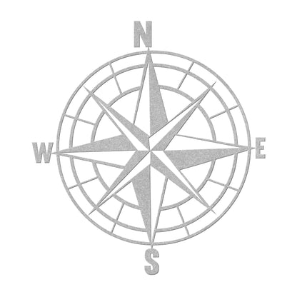 Compass Rose Metal Wall Decor